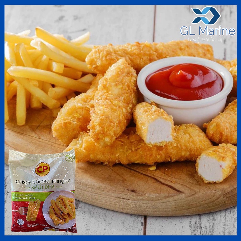 [BEST SELLING][HALAL] CP BRAND CHICKEN FINGER DHA { 550GM } Shopee