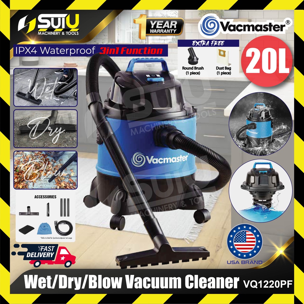 VACMASTER VQ1220PF 20L 3in1 Heavy Duty Vacuum Cleaner / Vakum / 吸尘器 ...