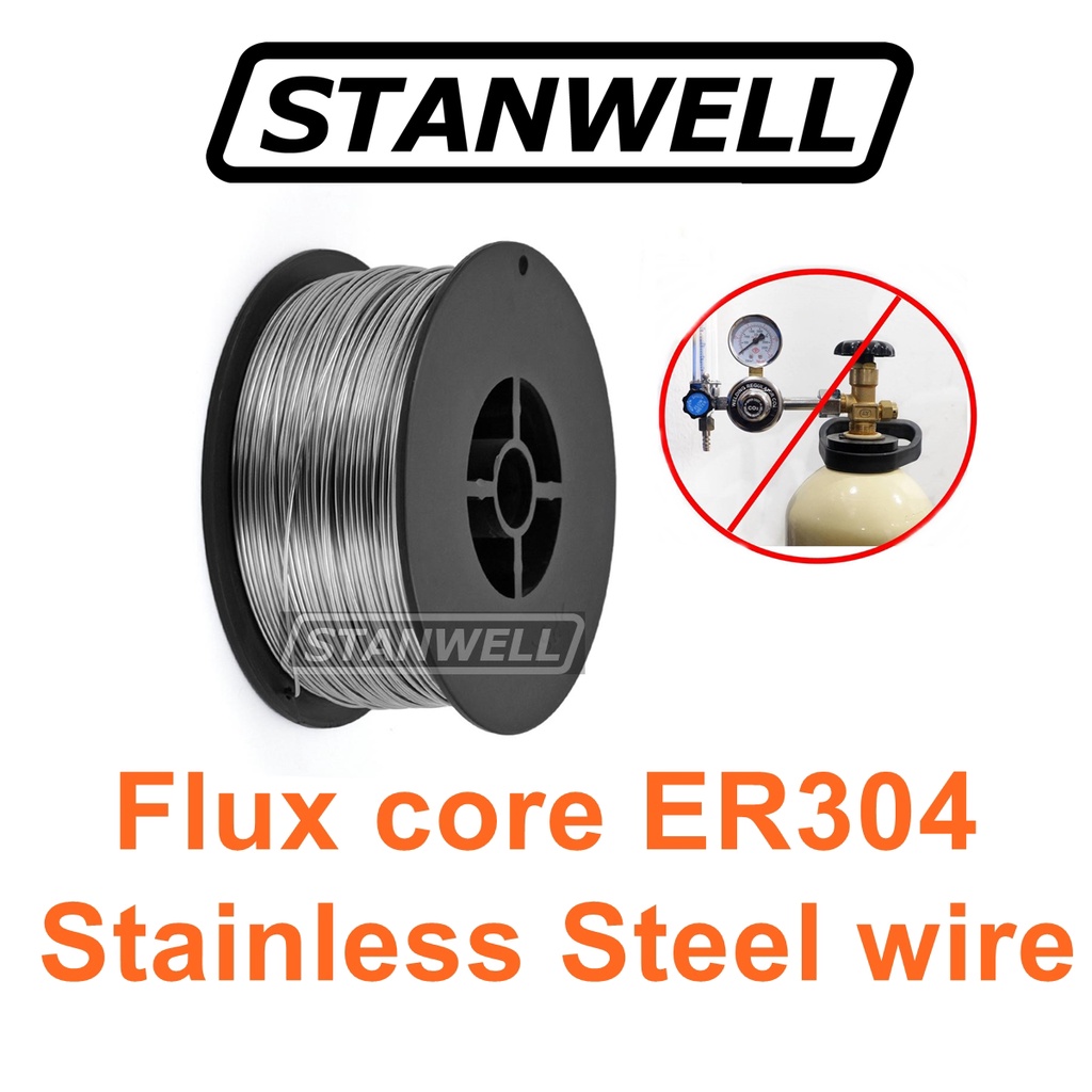 Gasless MIG ER304 Stainless Steel flux core welding wire 1kg [Stanwell] Shopee Malaysia
