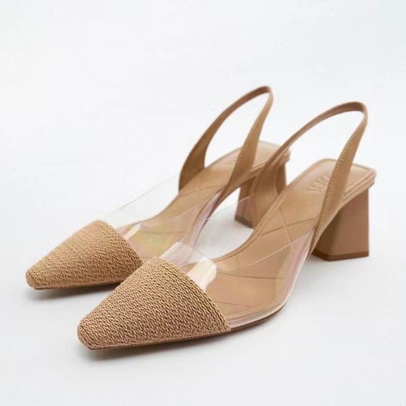 High heels outlet natural color