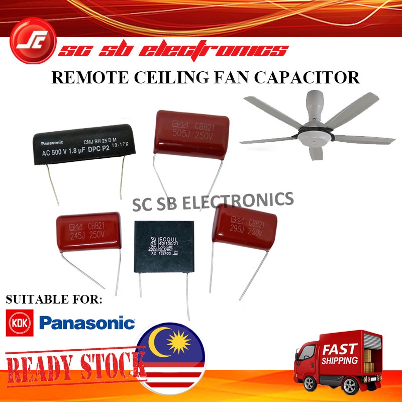 K14C5 K14X8 K14Y9 M14C5 M14X5 M14D9 PANASONIC KDK CEILING FAN CAPACITOR