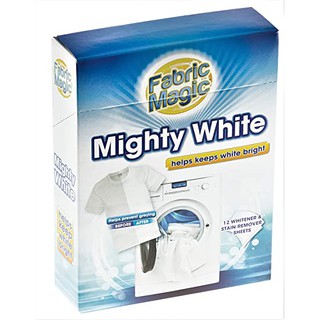Fabric Magic Mighty White Black Colour Run Swirl Whitener Revive Stain  Remover