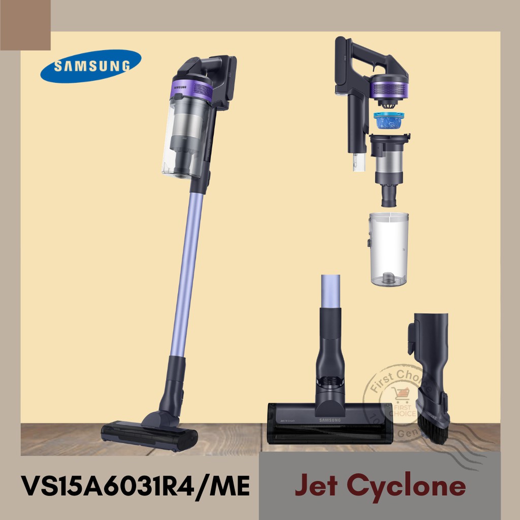 Samsung POWERstick VS60M6015KG/ME or Jet 60 VS15A6031R4/ME Vacuum Cleaner with Jet Fit Brush