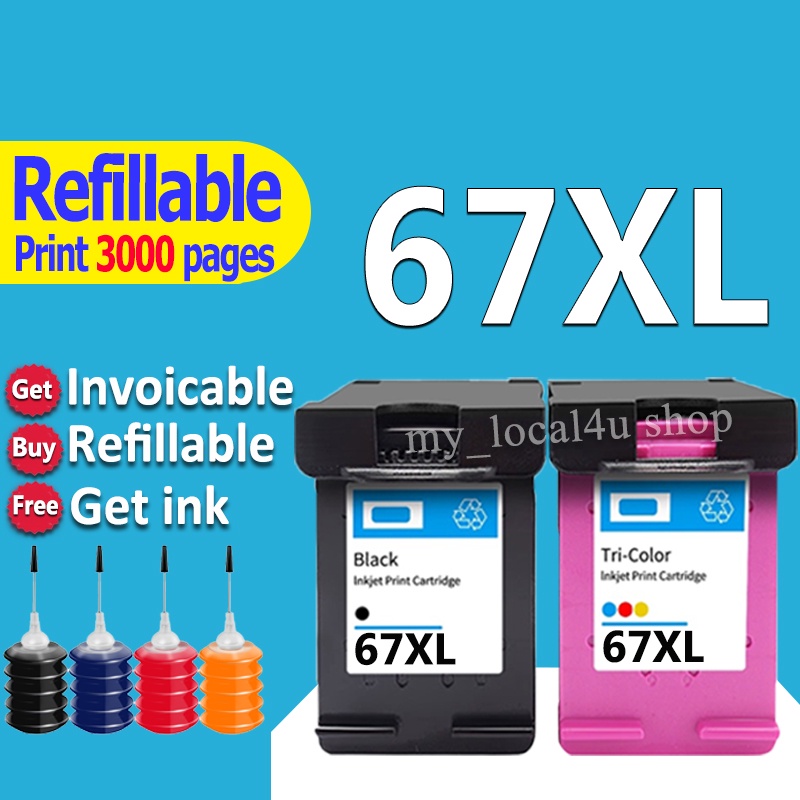 HP 67 HP 67XL 67XL Ink Cartridge Compatible for HP 2330 2332 2333 2700 ...
