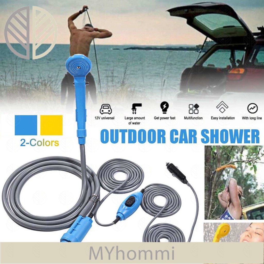 Camping Shower 12V Portable Electric Outdoor Shower Kit For Travel Car