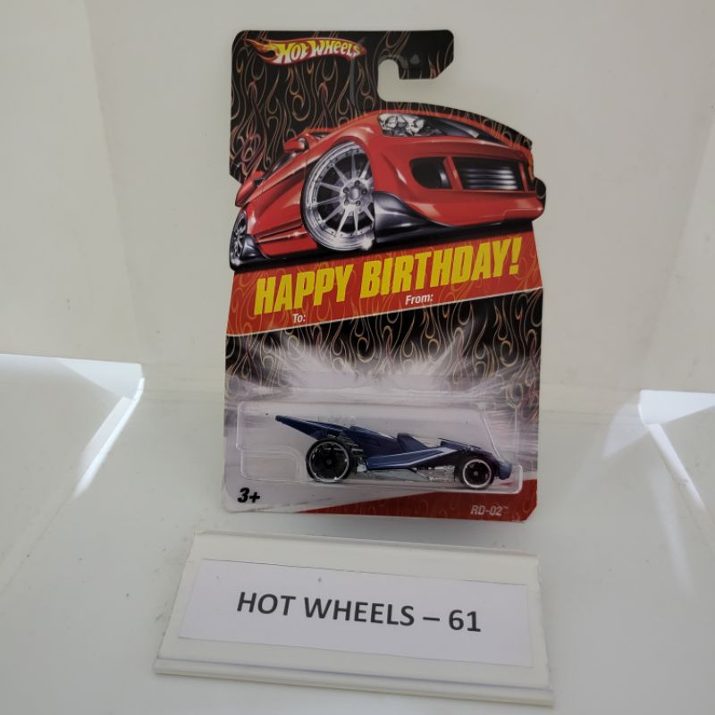 HOT WHEELS HAPPY BIRTHDAY BLUE RD-02 | Shopee Malaysia