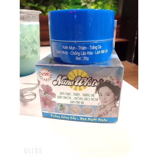 Nano white vip Whitening Acne Cream, Reduces Oiliness, Smoothens Skin ...