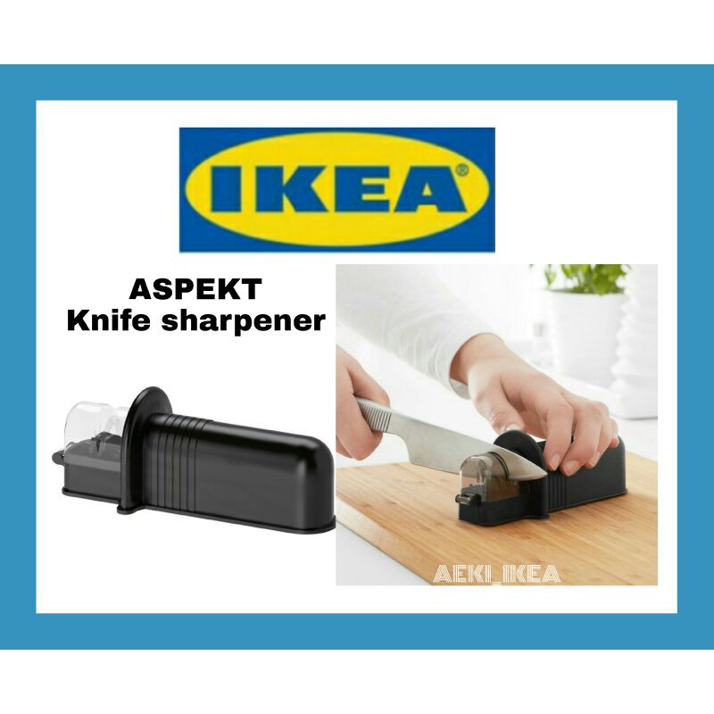 ASPEKT Knife sharpener, black - IKEA