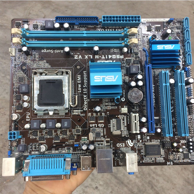 Ready Stock ASUS P5G41TM LX V2 DDR3 G41M 775pin integrated Intel
