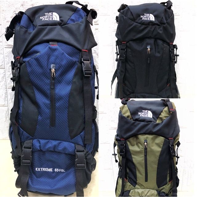 Trekking bag north outlet face