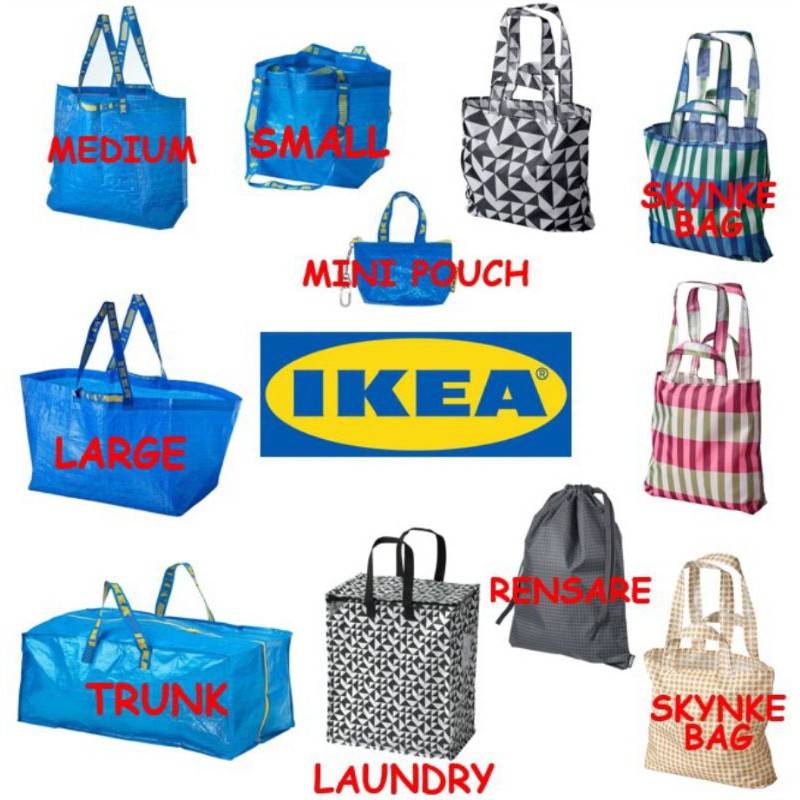 VIRAL Beg Ikea Plastik IKEA Bag Plastic BEG IKEA 100 POLYPROPYLENE Shopee Malaysia