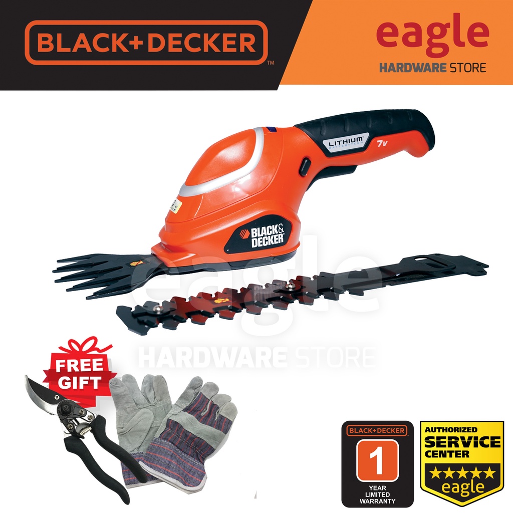Black and decker sales 7v shear shrubber