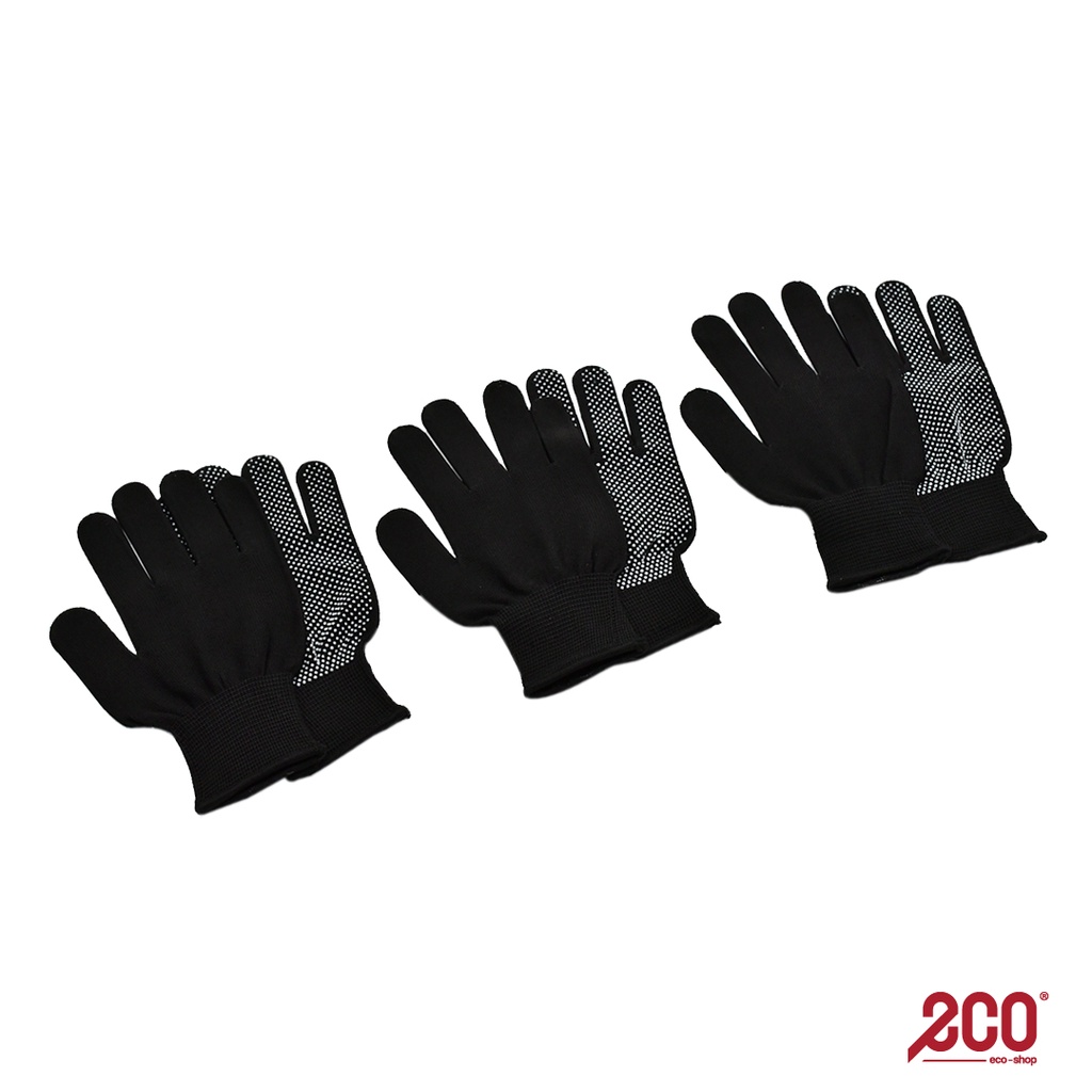 Hiro Rubber Dotted NonSlip Cotton Glove (3pair/pack) AEL006T0110