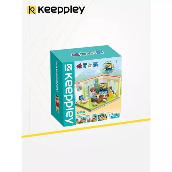 KEEPPLEY Crayon ShinChan Living Room Building Blocks Bricks Toy