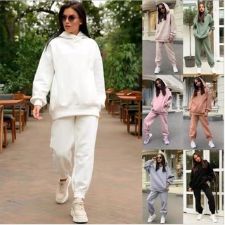 Womens Comfy Clothes Women's Letter Print Long Sleeve Hoodie Top With  Sweatpants Two Piece Set 2024