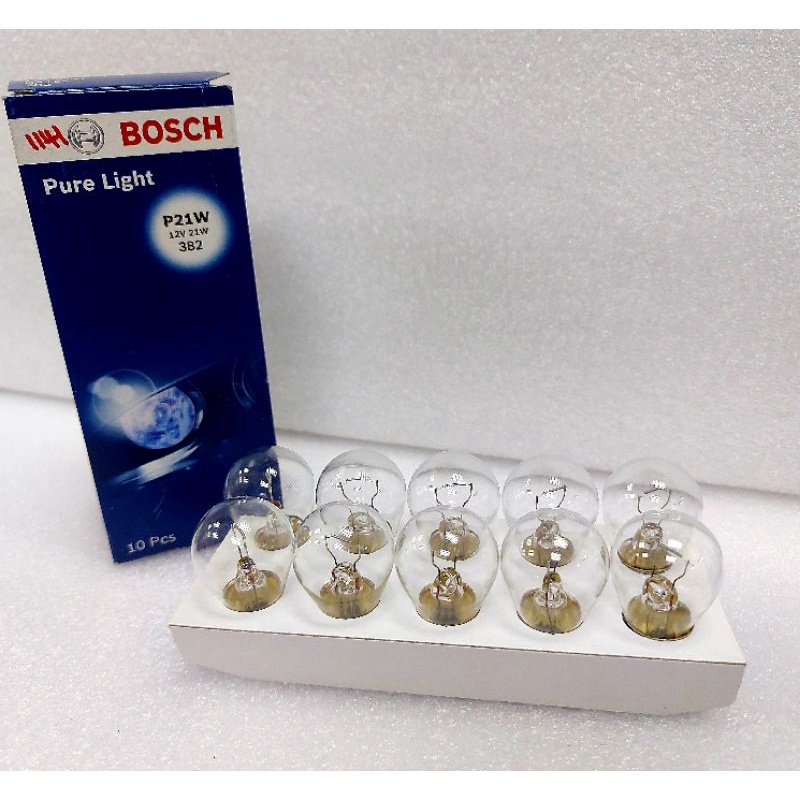 Bosch Car Pure Light 1141 12V 21W Bulb 10pcs 1Box Shopee Malaysia