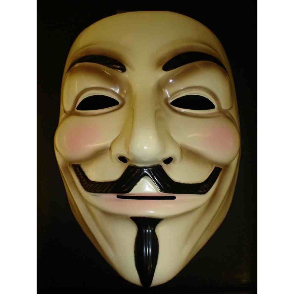 V for Vendetta Mask Guy Fawkes Anonymous Halloween Masks Fancy Dress  Costume