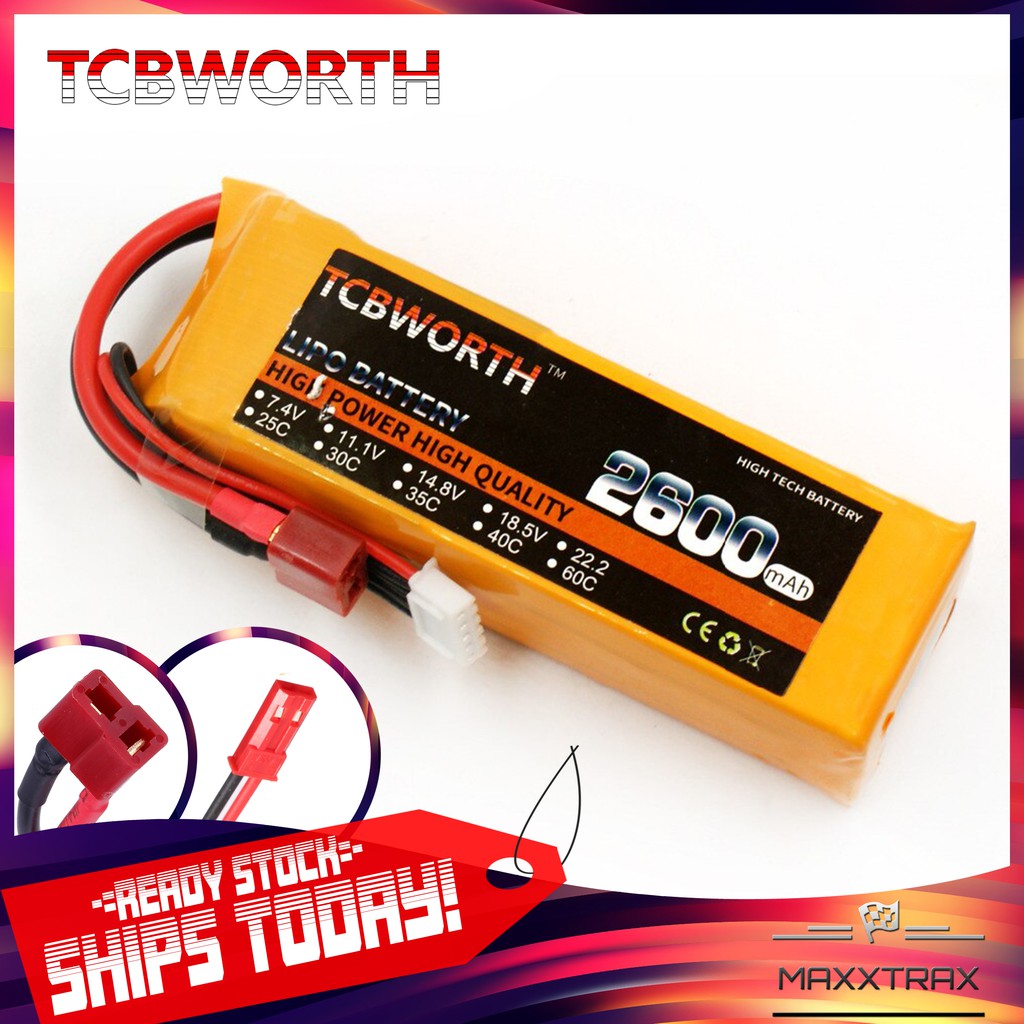 Official Days Warranty Tcb S V Rc Lipo Battery Mah C Bateri Wltoys Lc Racing