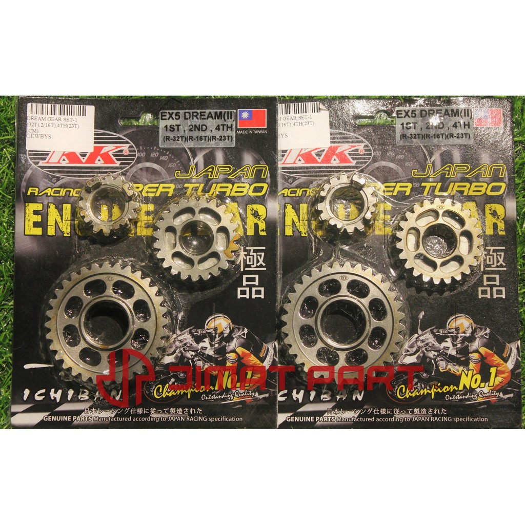 IKK RACING GEAR SET (1/2/4 & 2/3/4) ENGINE GEAR RATIO EX5 DREAM CLASS