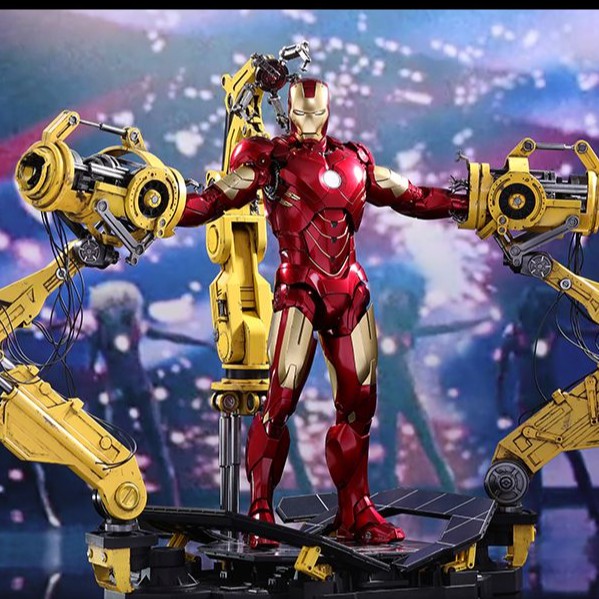 Hot toys iron man store mark 4 with gantry