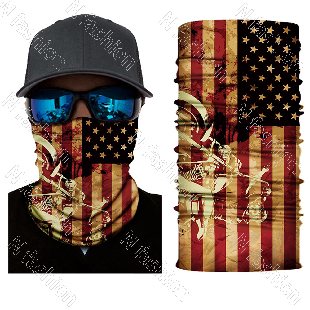 Sports Bandana Balaclava, Cycling Bandana Flag