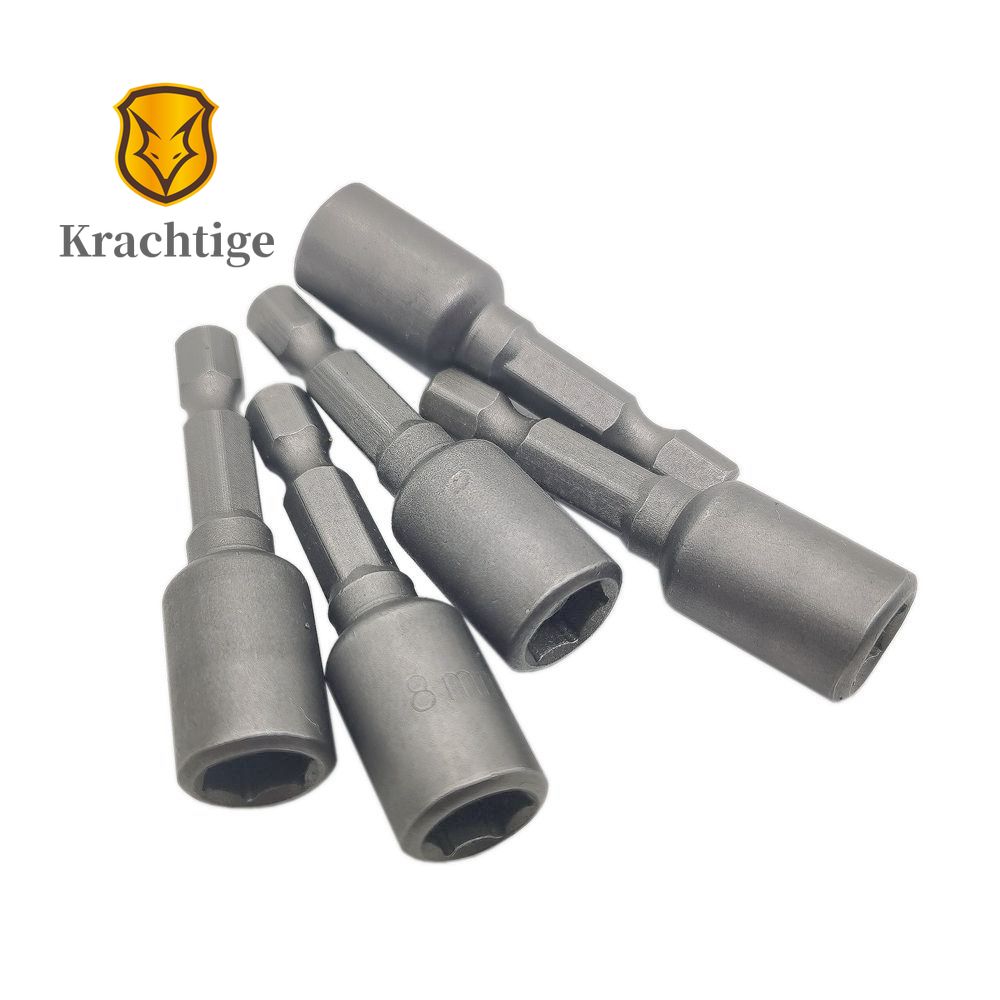 Krachtige 5Pcs Magnetic Nut Driver Set 1/4" Socket Adapter Hex Drill ...