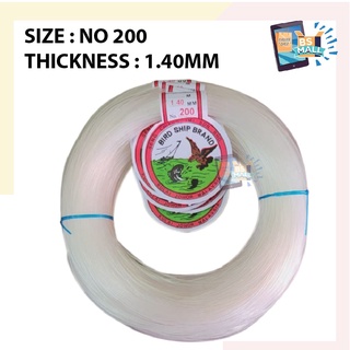 20 METER BIGSALES NO : 5 - 400 PFN White Nylon Monofilament Fishing Line /  Tali Tangsi Pancing