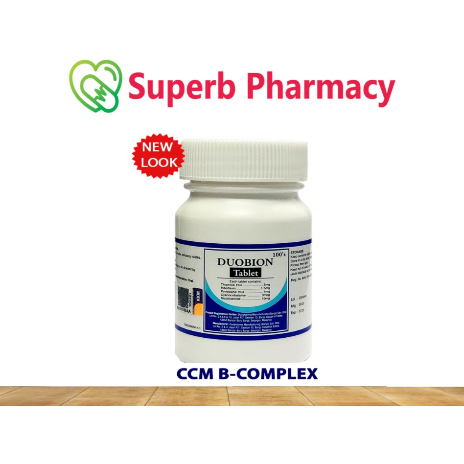 CCM VITAMIN B COMPLEX / DUOBION 100'S | Shopee Malaysia