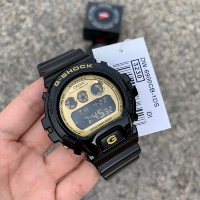 Daniel STORE 100%ORIGINAL CASIO G-SHOCK DW-6900CB-1 Black Gold