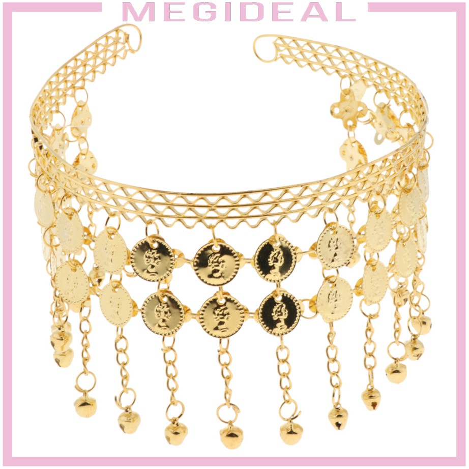 [megidealmy] Belly Dance Tribal Headband Jewelry Festival Costume 