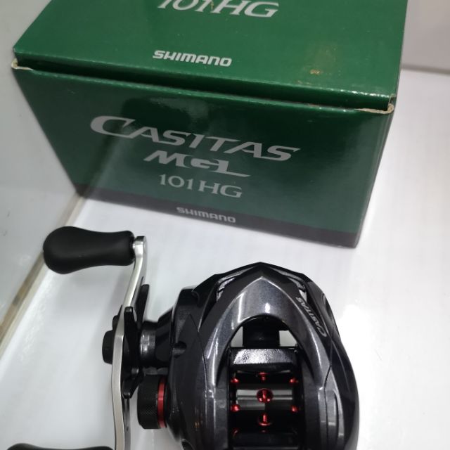 Shimano CASITAS MGL 101 Left Handed Bait Casting Reel Near Mint Japan #1062