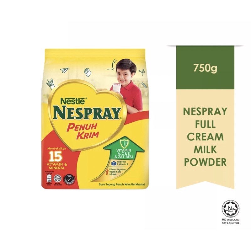 Nestle Nespray Full Cream Milk Powder ( 1.4kg / 750g / 2x750g) Exp 31/5 ...