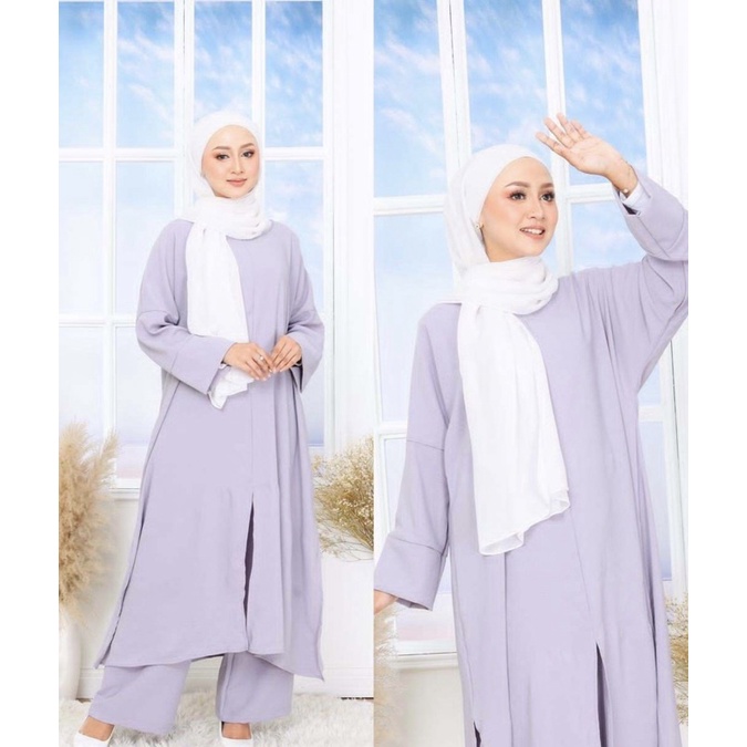 FIONA CASUAL SET( Kain Sejuk Dan Ironless) | Shopee Malaysia