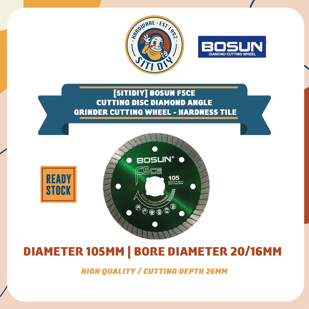 [SitiDIY] BOSUN F5CE Cutting Disc Diamond Angle Grinder Cutting Wheel