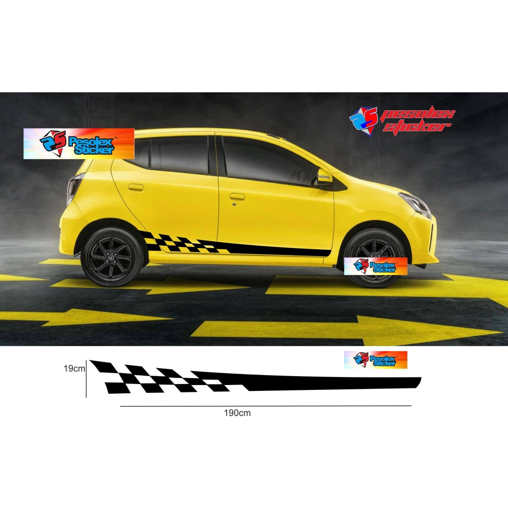 Agya Cutting Sticker Hijau: Sentuhan Segar untuk Si Mungil Bertenaga