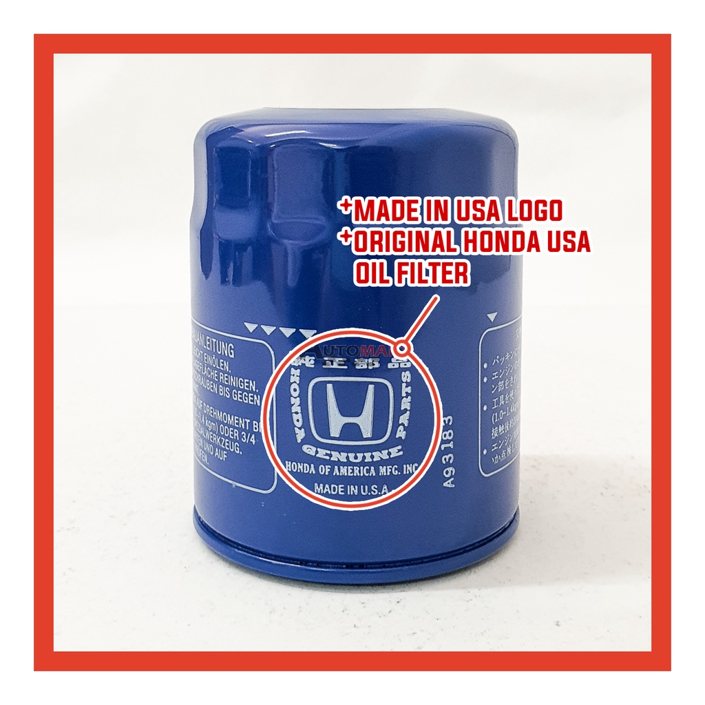 Honda 2024 oil filter