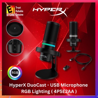 HyperX DuoCast Wired Microphone - Black (4P5E2AA)