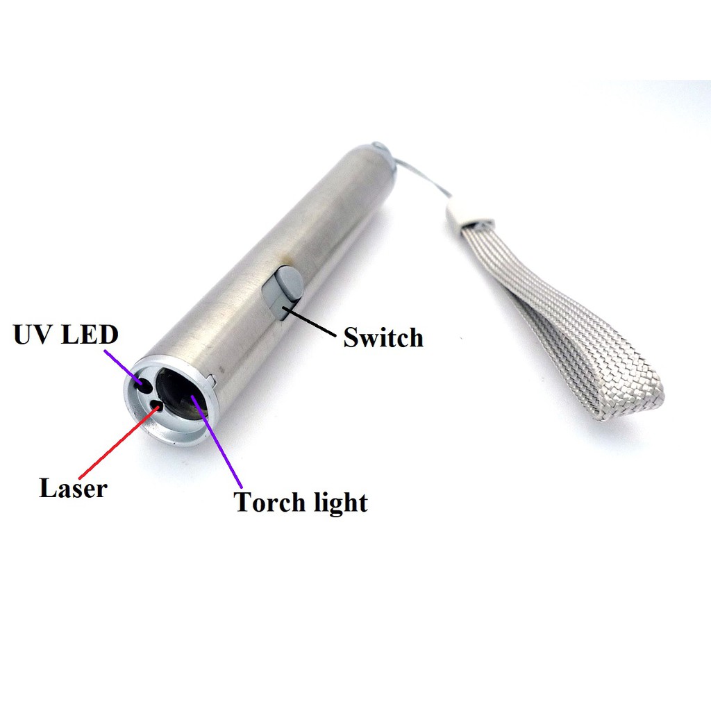 Laser Pointer LED Torch light UV Flashlights AAA Battery | Shopee Malaysia