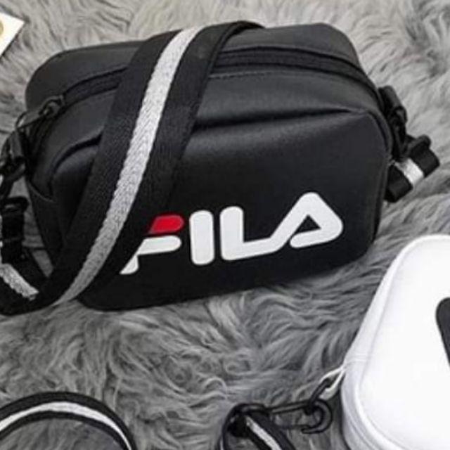 FILA ADIDAS PUMA SLING BEG MURAH BLACK WHITE Shopee Malaysia
