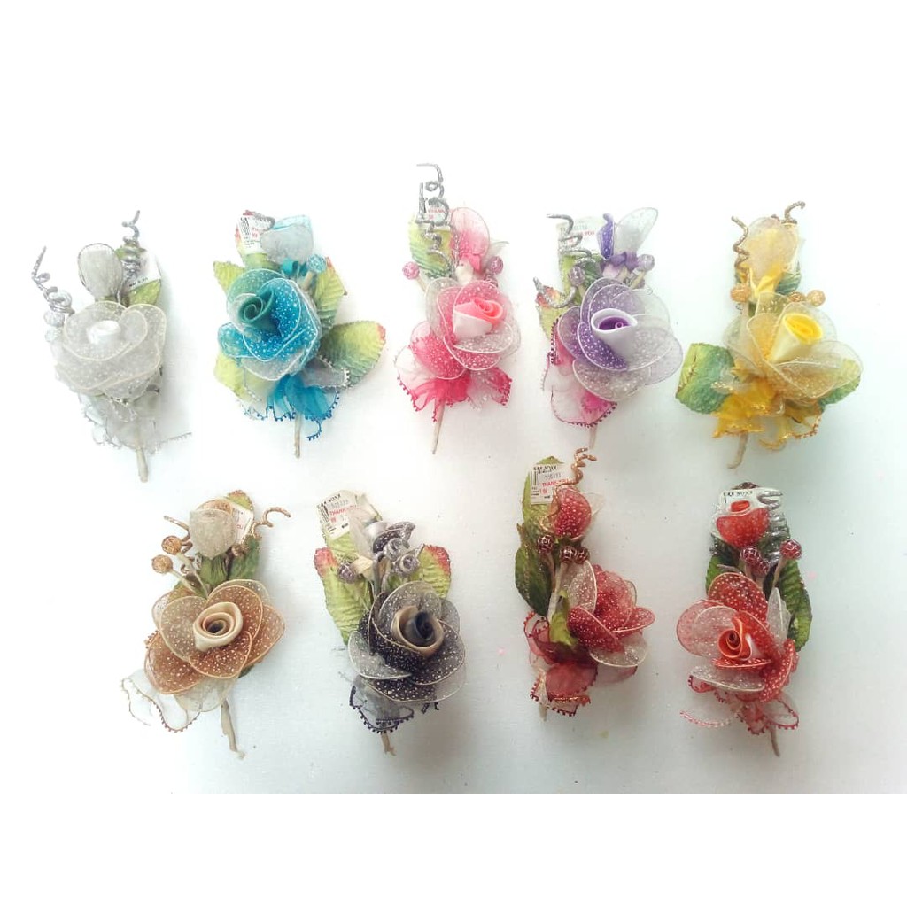 BUNGA ROZEK BINTIK2 RM5.50 ( jenis pin ) | Shopee Malaysia