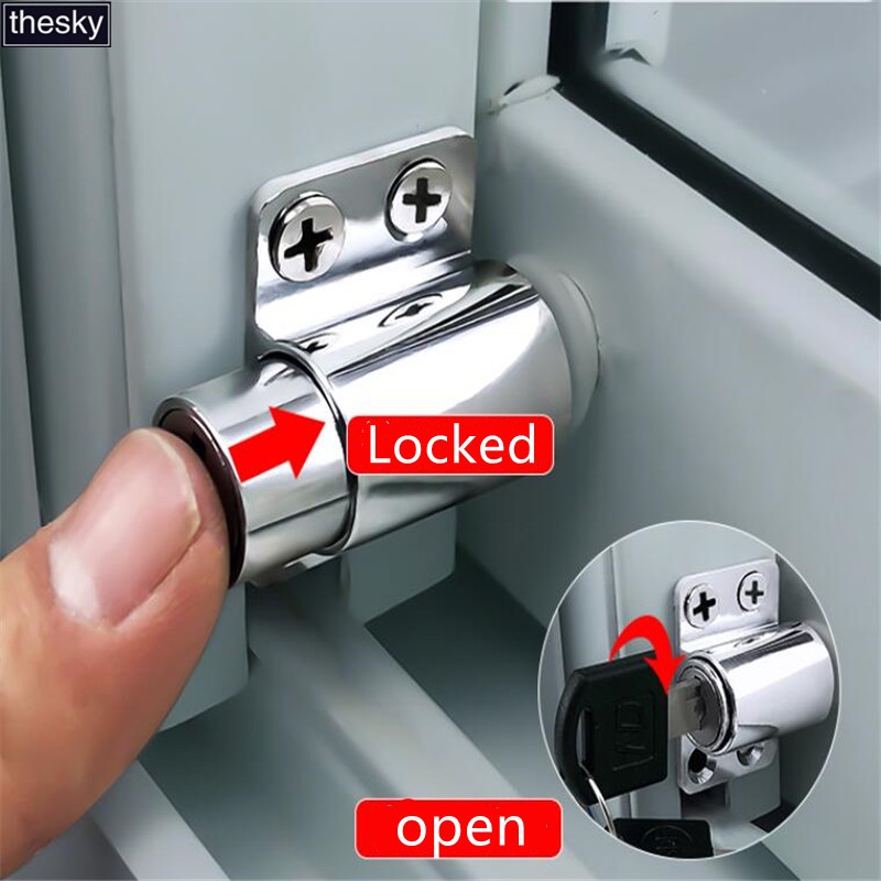 Window lock buckle Plastic steel door and window lock Aluminum alloy