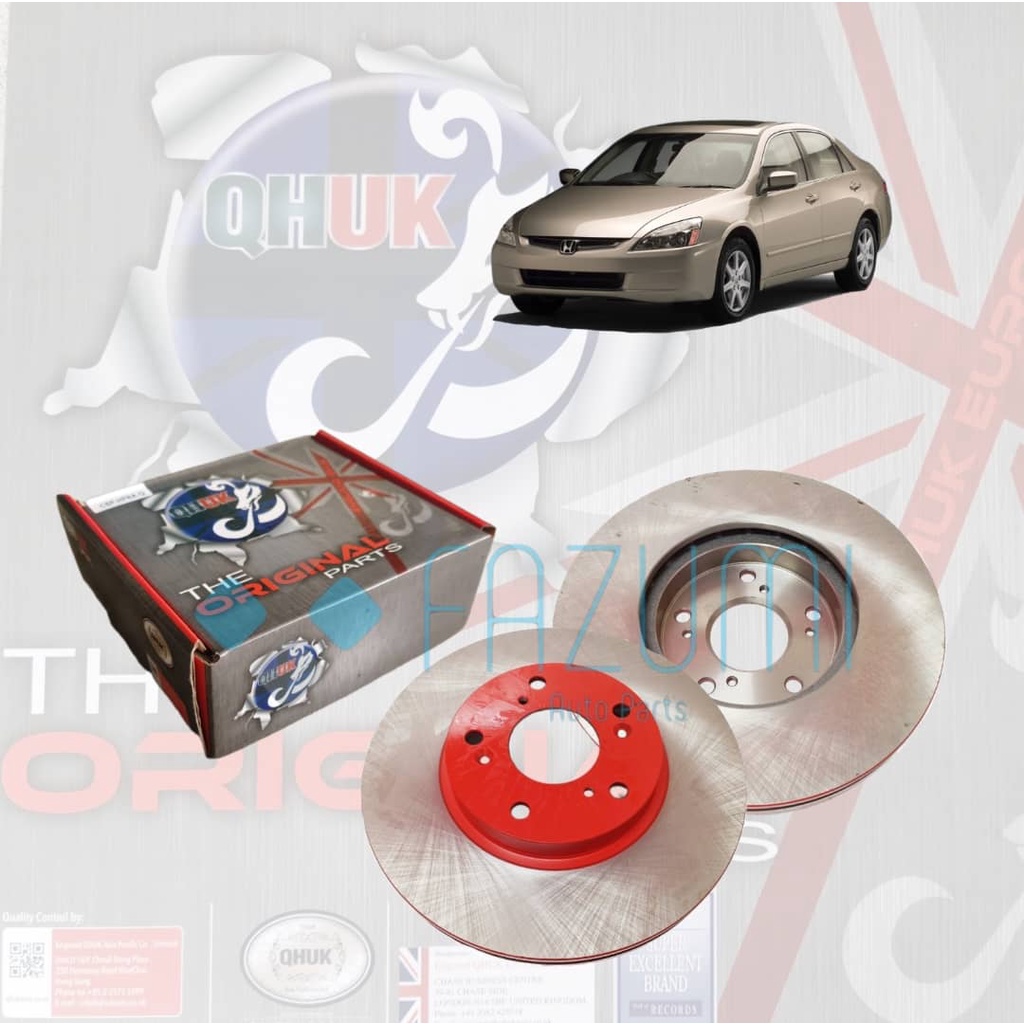 Honda Accord SDA 2003 (belakang) QHUK Brake Disc Rotor(260mm) | Shopee ...