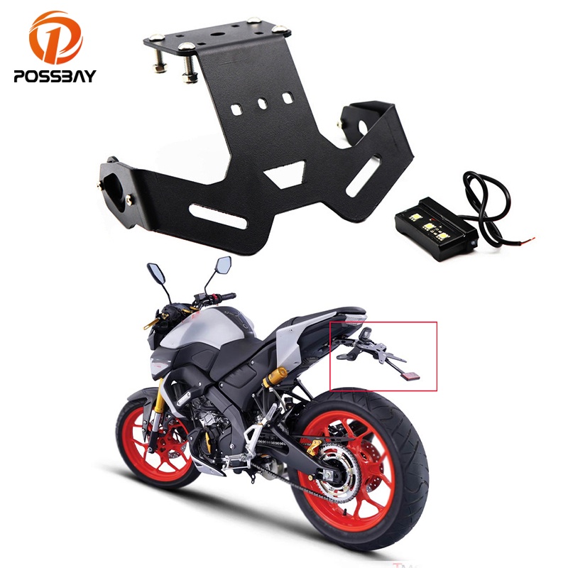 Motorcycle Rear License Plate Holder Fender Eliminator Tail Tidy For