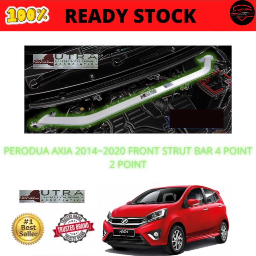 FRONT STRUT BAR PRODUA AXIA, 2014 2020 4 POINT 2 POINT ( HARD QUALITY