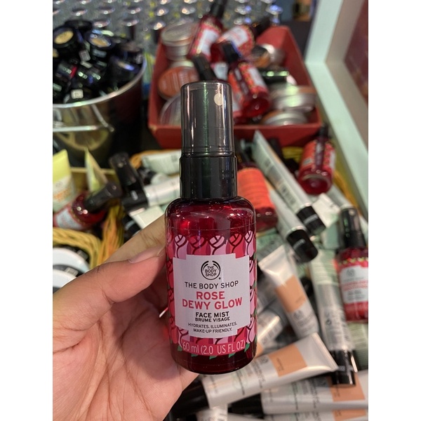 The BODY SHOP BRITISH ROSE DEWY GLOW FACE MIST 60ml Shopee Malaysia