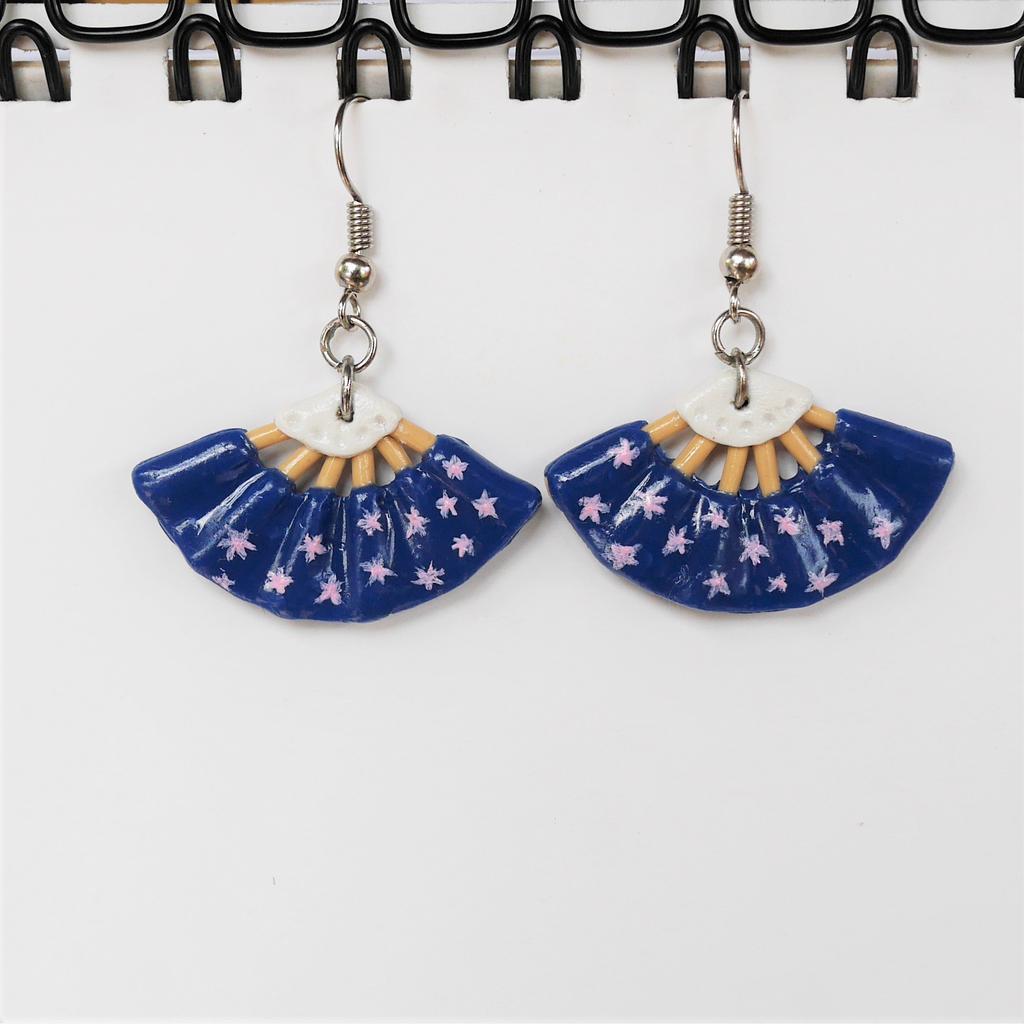 Japanese hot sale fan earrings