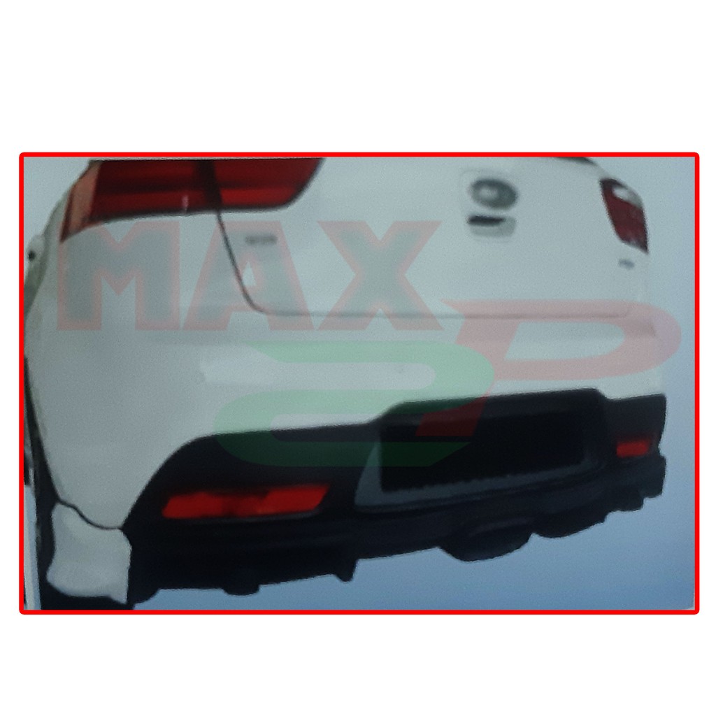 Kia Rio NEFD Style Rear Back Skirt Skirting Bumper Lower Lip Spoiler ...