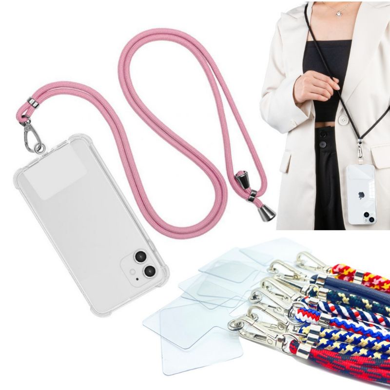 Universal Phone Lanyard Id Holder Phone Rope Neck Strap Keychain Camping Anti Drop Lanyard 手机挂绳
