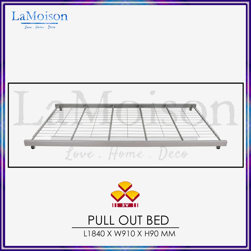 LaMoison Pull Out Bed Storage Bed Single Bed Katil Tarik Katil Simpanan ...