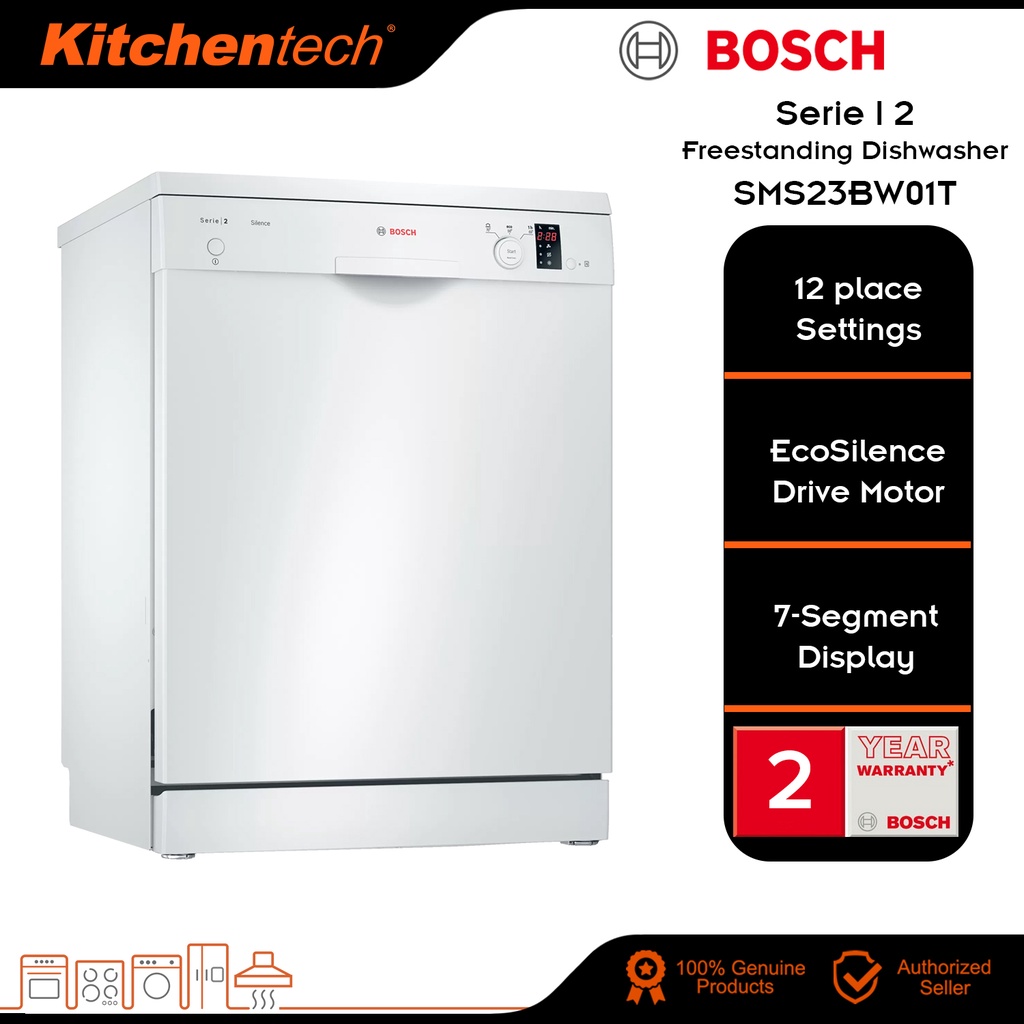 Bosch Serie | 2 Freestanding Dishwasher 60cm 12 place Settings ...